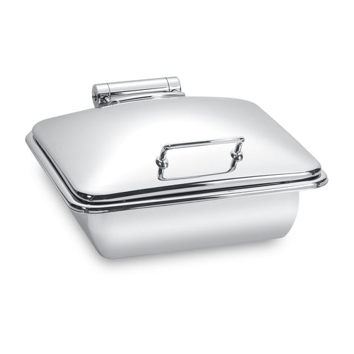Park Avenue 6 Quart Square Chafing Dish w/ Hinged Lid, XYLO Bronze Finish