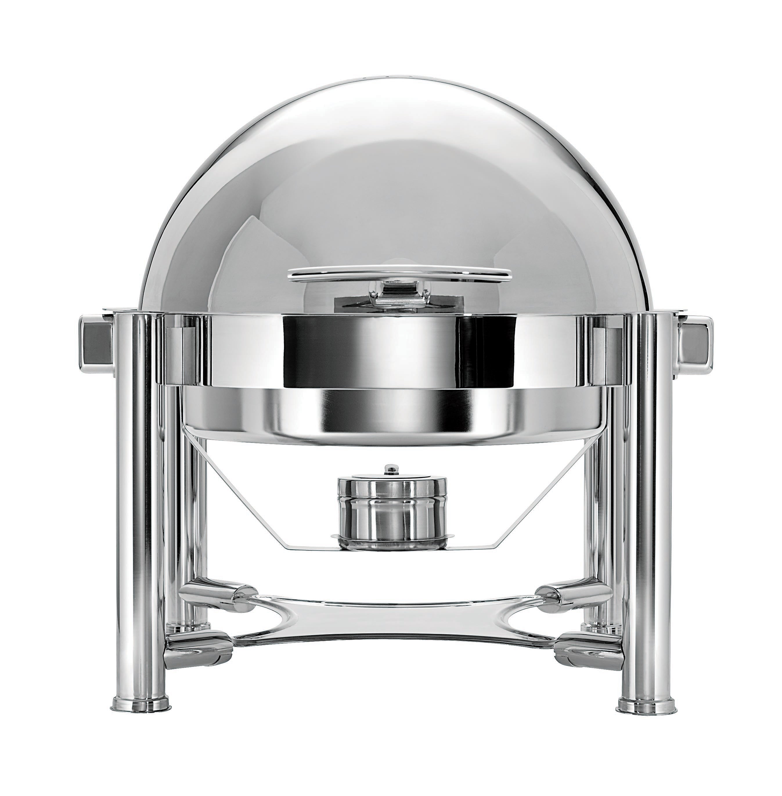 Round Roll Top Chafing Dish L 17.0" W 19.0" Stack Chafer