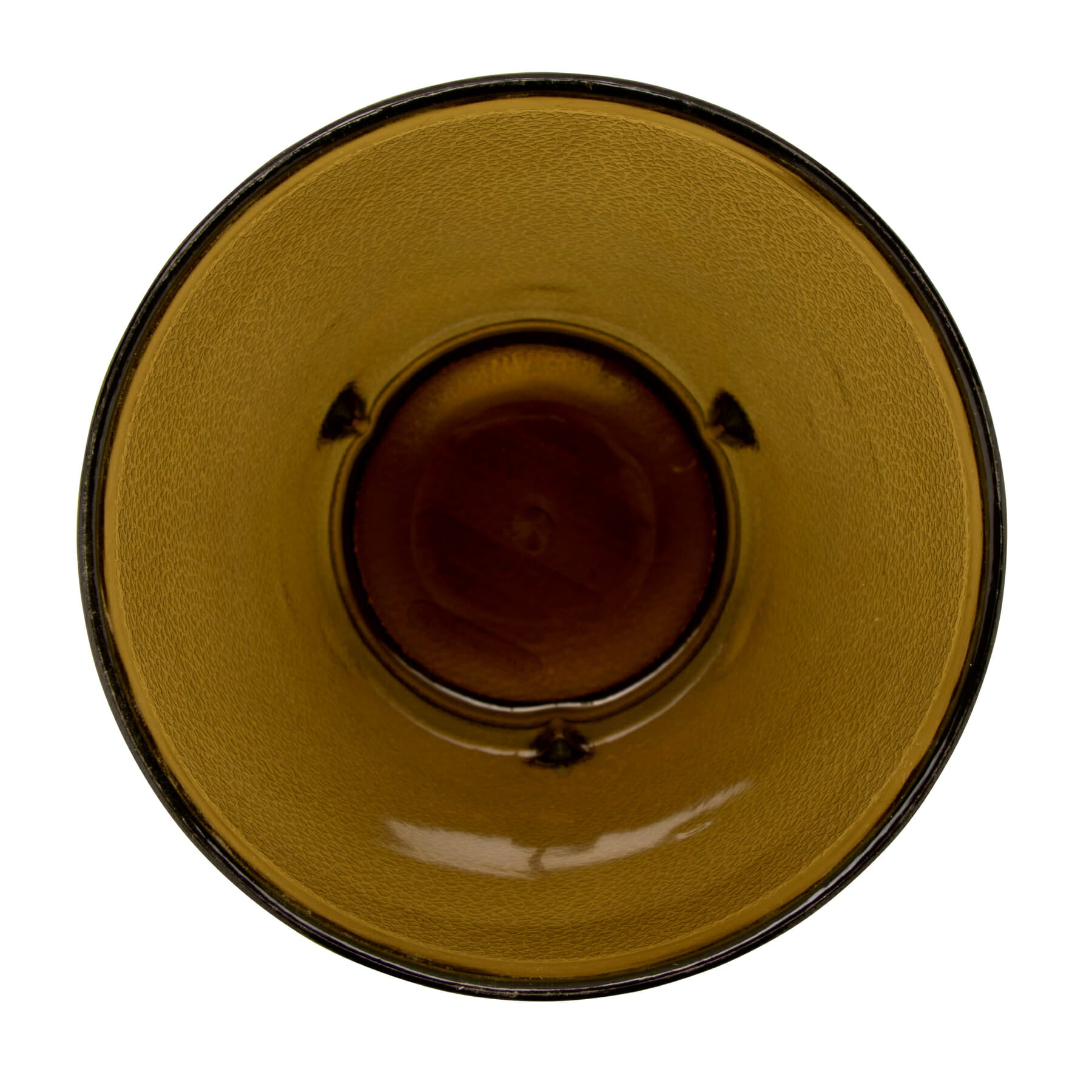 32 oz. Short Stackable Textured Plastic Tumbler, Amber