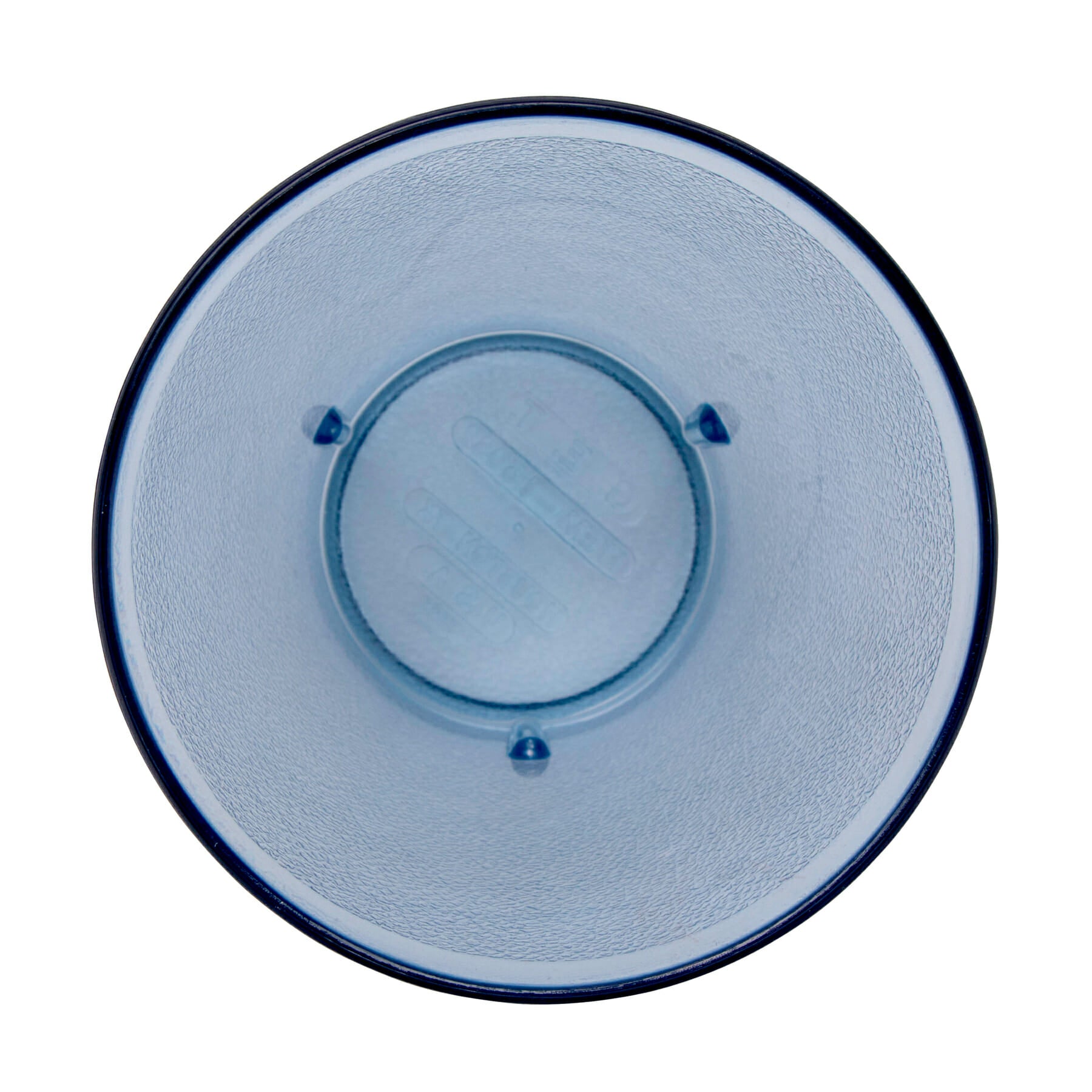 32 oz. Short Stackable Textured Plastic Tumbler, Blue