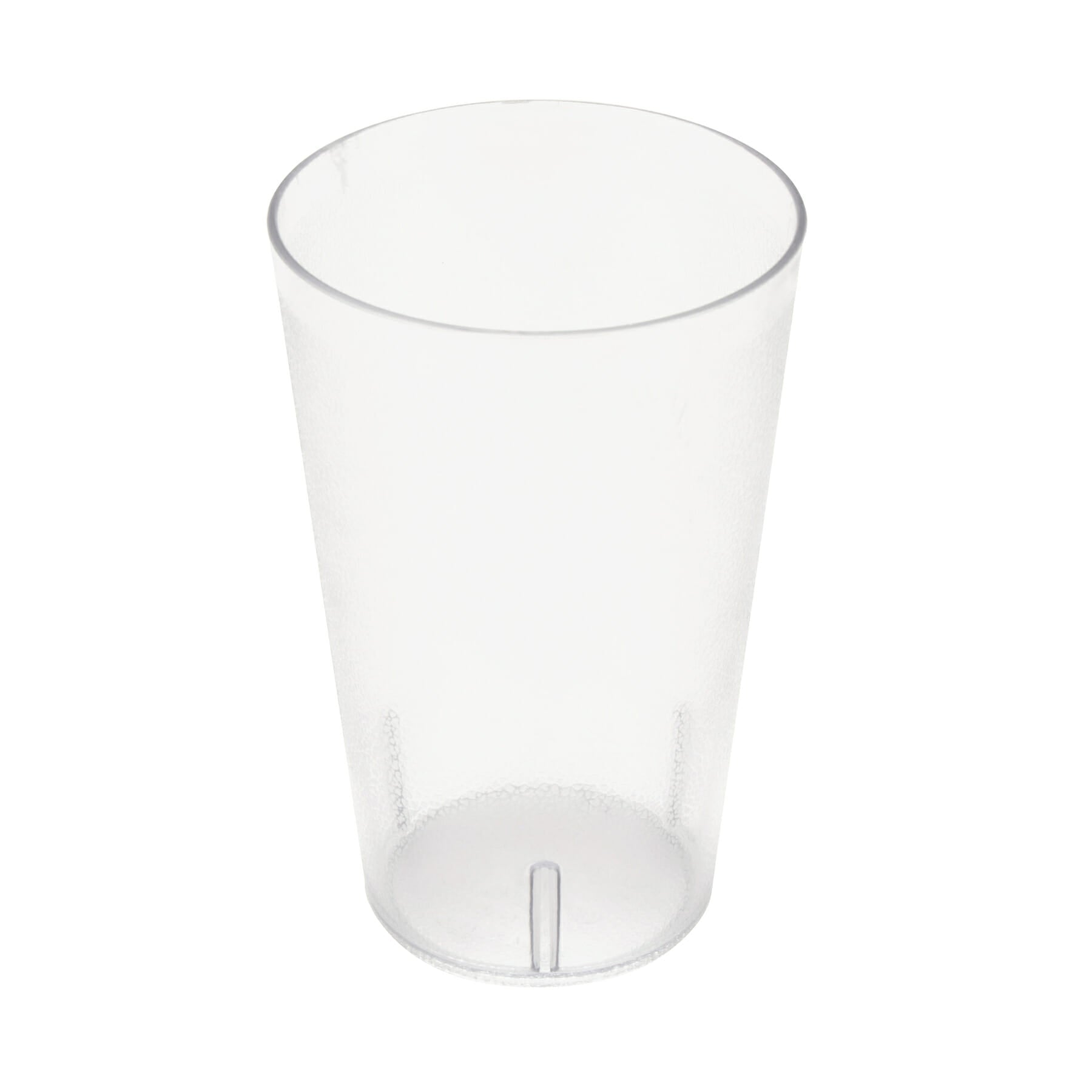 32 oz. Short Stackable Textured Plastic Tumbler, Clear