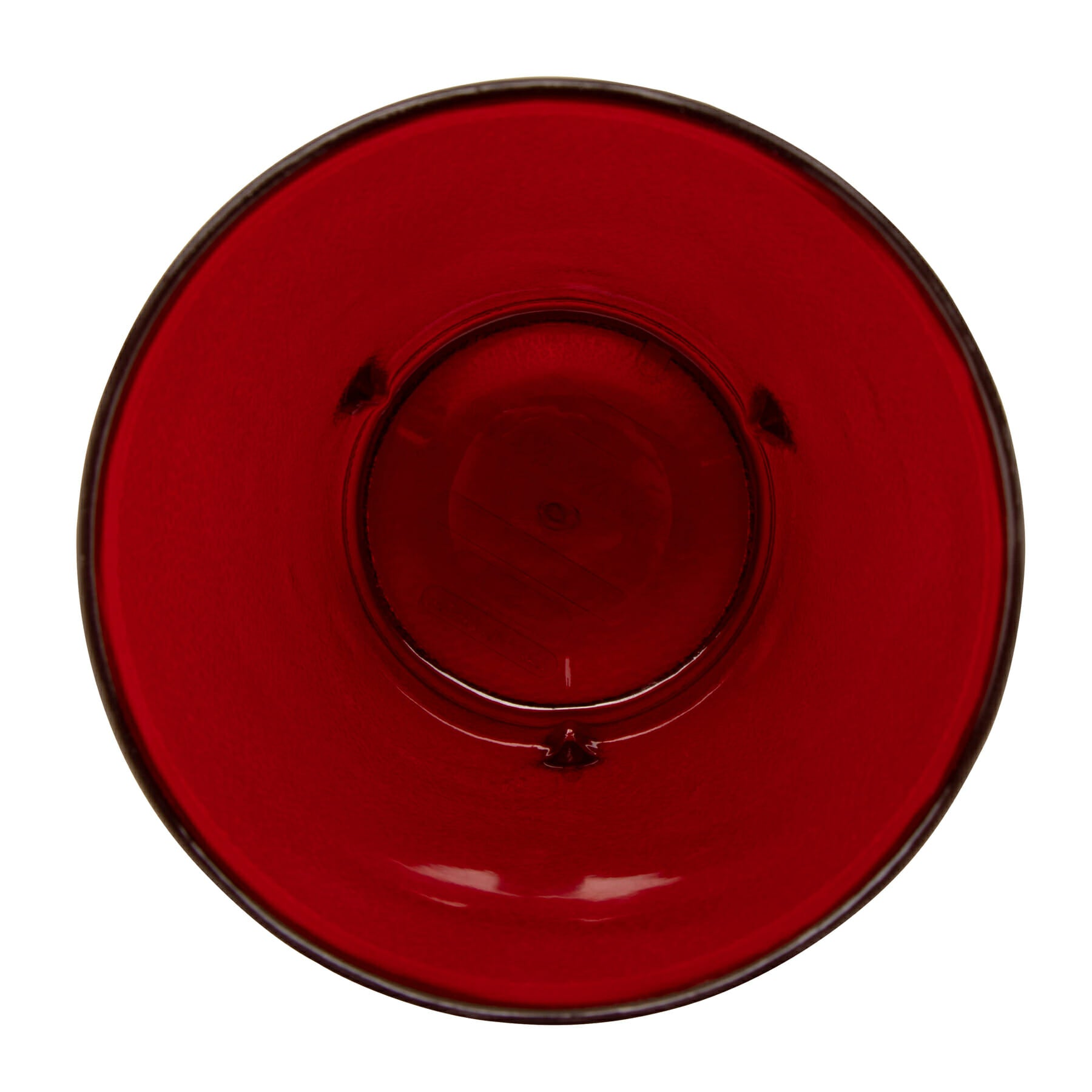 32 oz. Short Stackable Textured Plastic Tumbler, Red