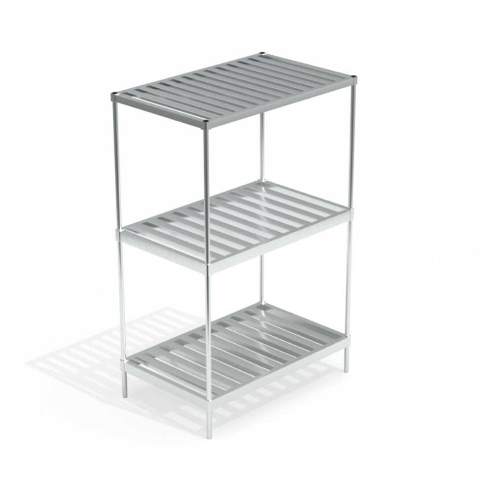 New Age 54" x 34" Double Deep Keg Rack, 12 Keg Capacity