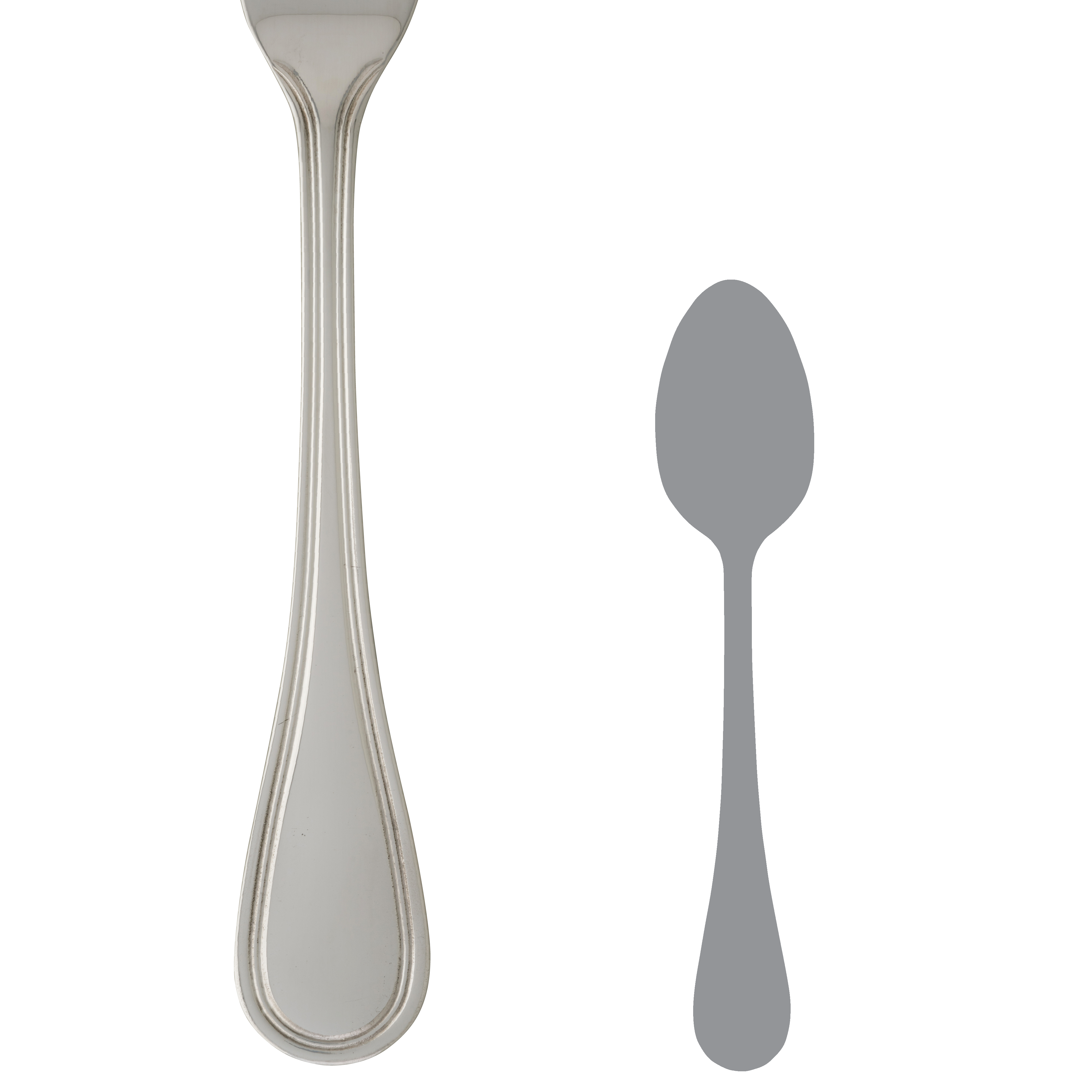 Oval Bowl Soup/Dessert Spoon L 7.25" Contour