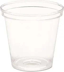 1 oz. Clear Plastic Shot Glasses
