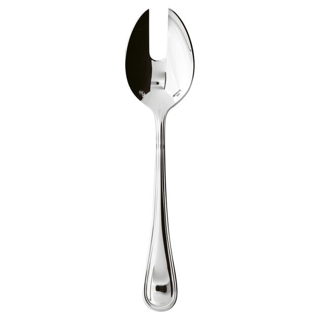 Contour 8-3/4" Salad Serving Fork, silver-plated
