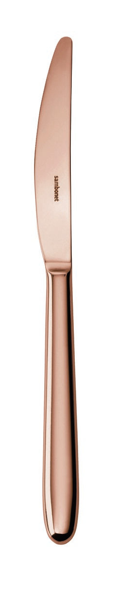 Hannah Mirror Copper 8-7/8" Dessert Knife