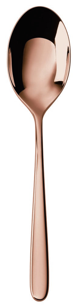 Hannah Mirror Copper 9-5/8" Serving Spoon