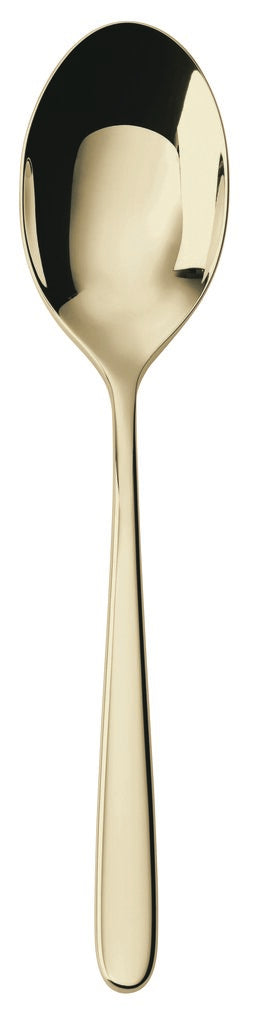 Hannah Mirror Champagne 9-5/8" Serving Spoon
