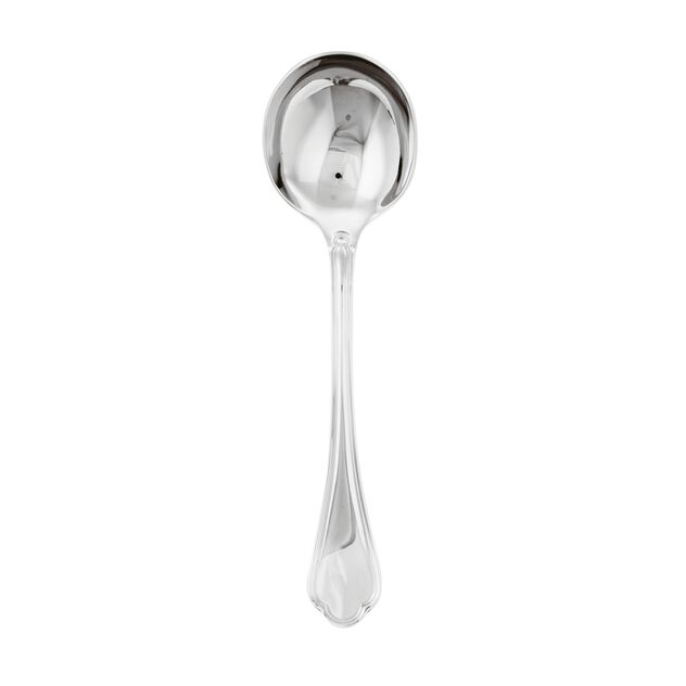 Filet Toiras 6-7/8" Bouillon Spoon, Silver Plated