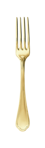Filet Toiras Mirror Gold 7-1/4" Dessert Fork