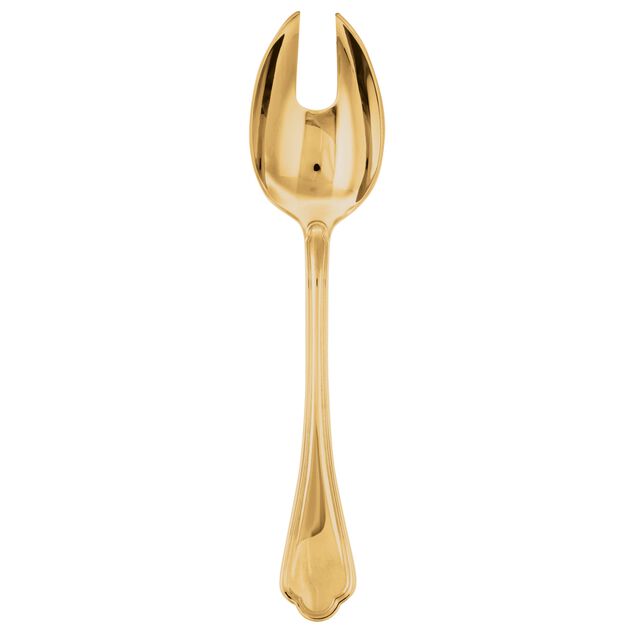 Filet Toiras Mirror 9-3/8" Gold Serving Fork