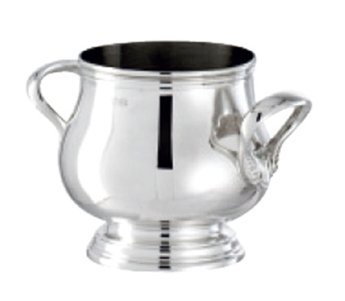 Contour 7 oz. Sugar Bowl without cover, nickel-silver plated