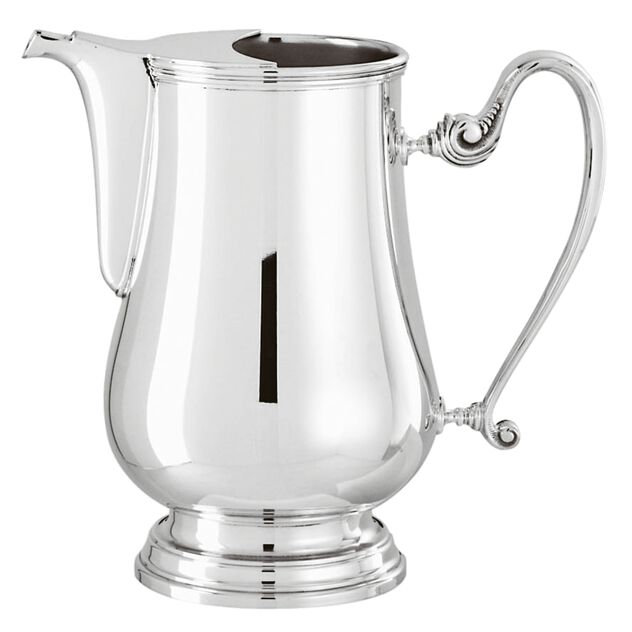 Contour 57 oz. Water Pitcher, nickel-silver plated