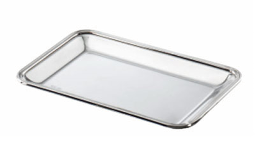 Contour 8-1/2" x 6" Cash Tray, silver-plated
