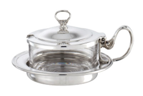 Contour 5" Grated Cheese Pot, silver-plated