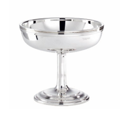 Contour 4" Ice Cream Cup, silver-plated