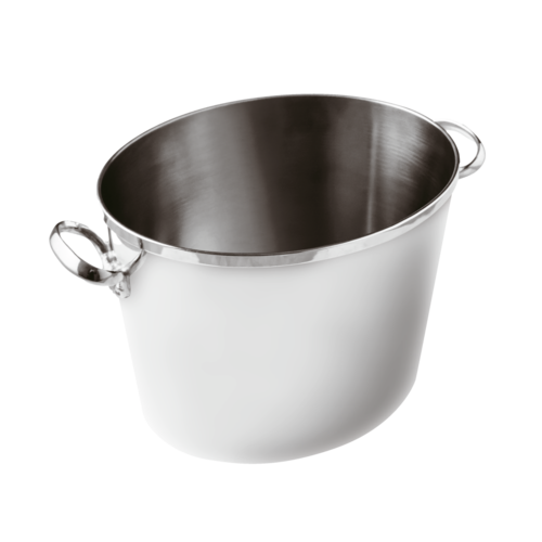 Contour 10-1/4" Wine Cooler, silver-plated/brass