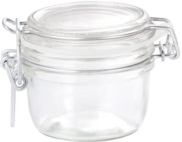Glass Appetizer & Jam Jar with Clamp Lid, 8 oz. (Pack of 6)