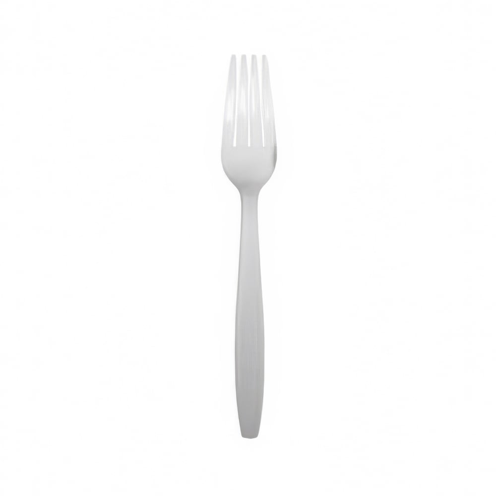 Heavy Weight White Polypropylene Fork