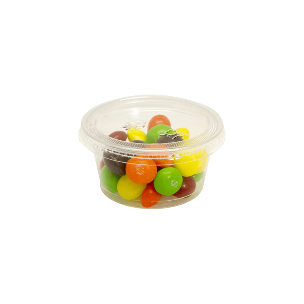 Plastic Portion Cup 3.25oz Black
