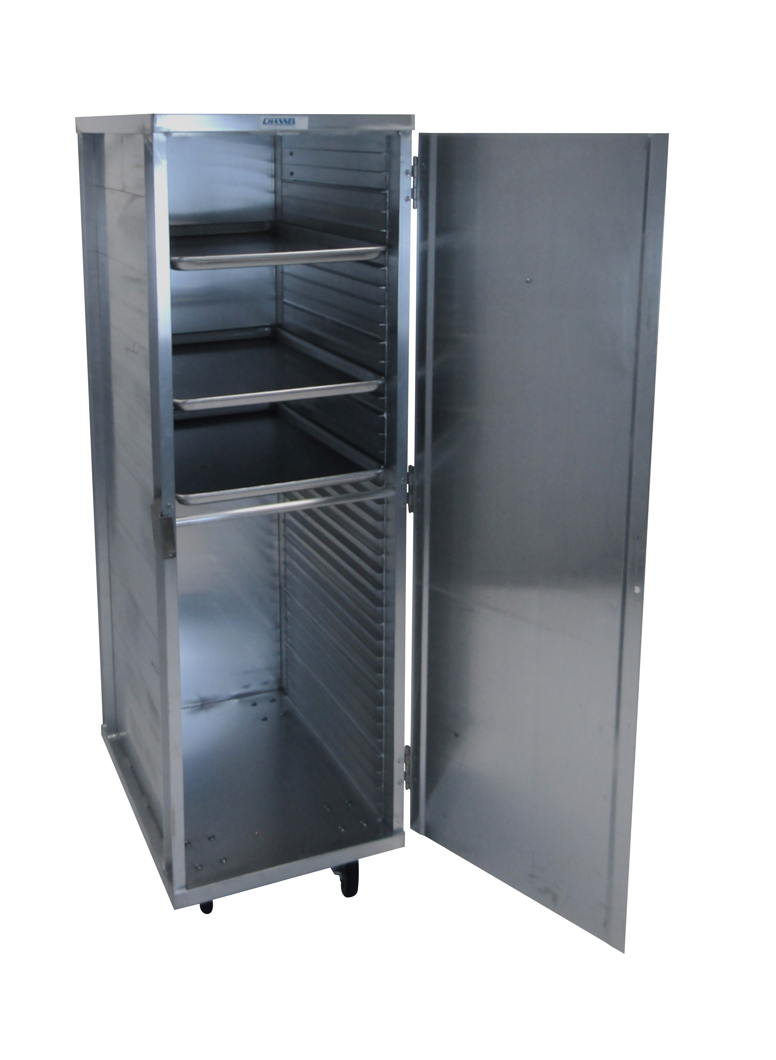 40 Pan End Load Enclosed Bun Pan Cabinet - 20.5"W x 66.5"H