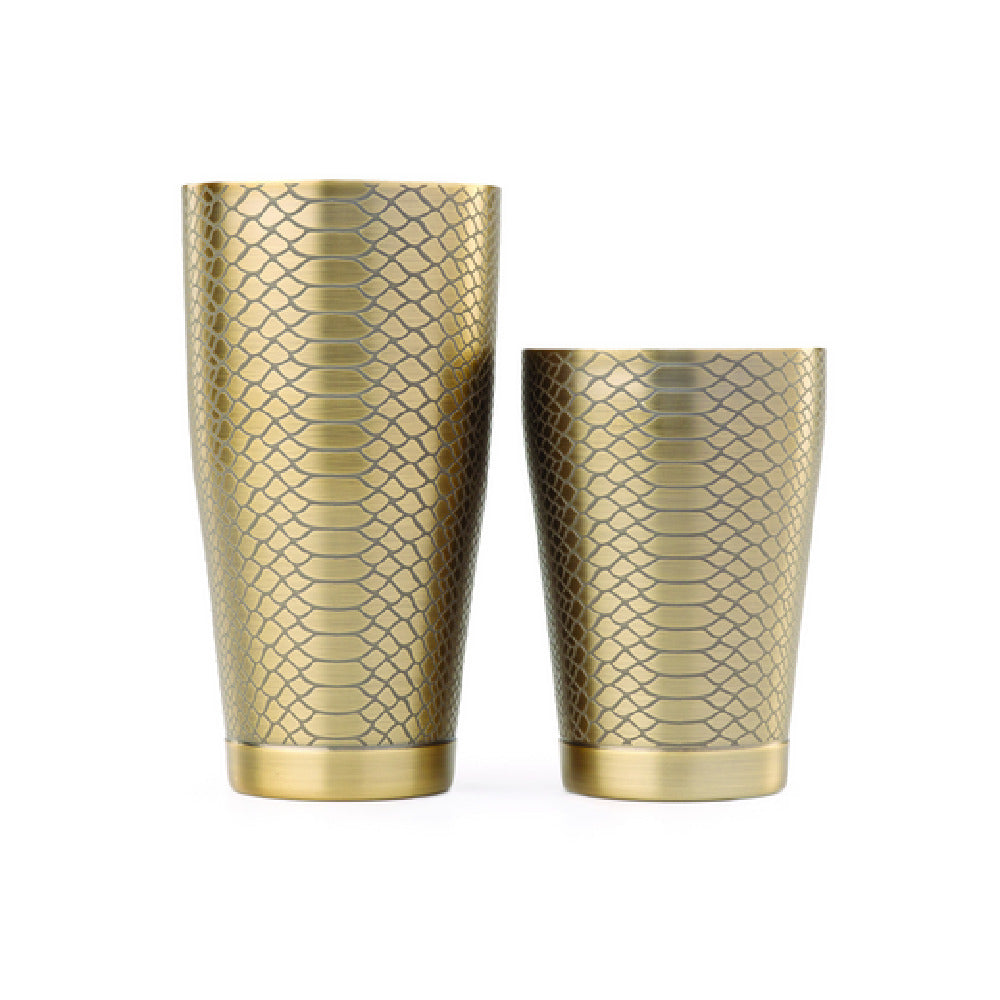 Venym Antique Bronze Cocktail Shaker Set 28 oz & 18 oz