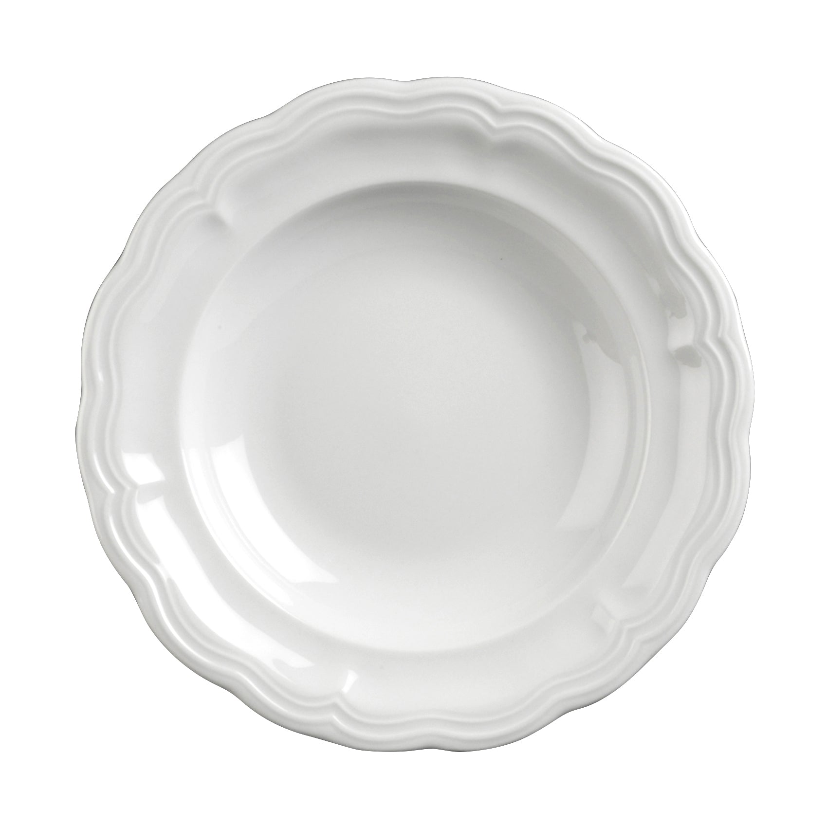 Deep Plate 9.5" Dia. (6.75 Oz) Queen Ann