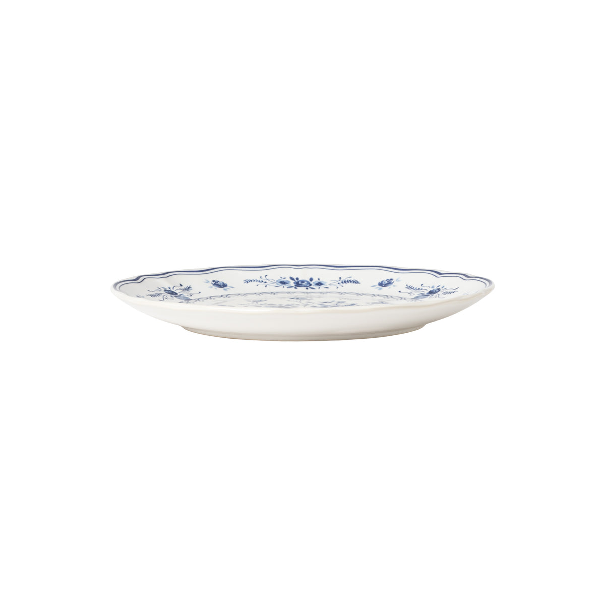 Vila 8-3/8" Salad/Dessert Plate, White-Blue