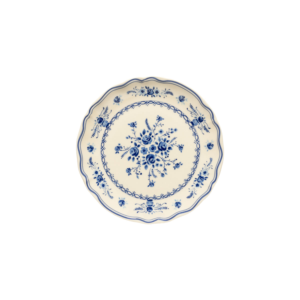 Vila 8-3/8" Salad/Dessert Plate, Beige-Blue