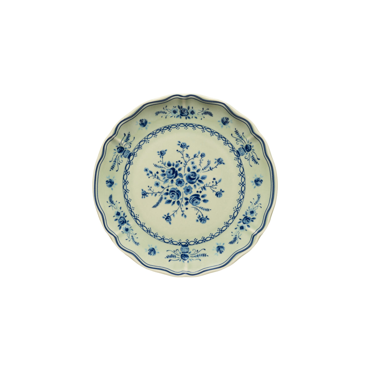 Vila 8-3/8" Salad/Dessert Plate, Olive-Blue