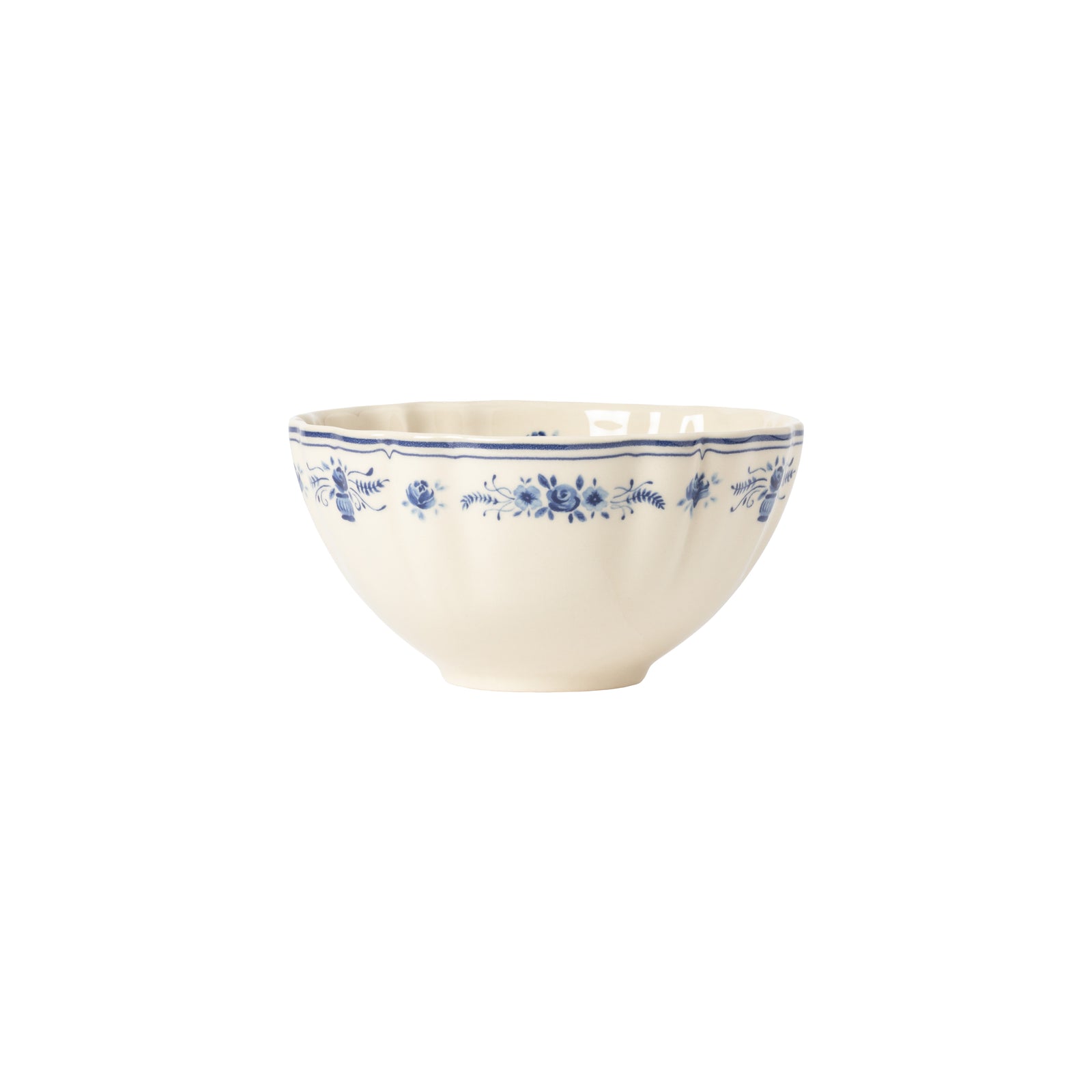 Vila 26 oz Soup/Cereal Bowl, Beige-Blue