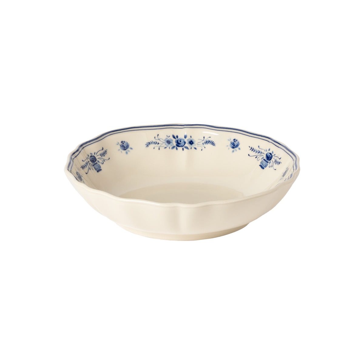 Vila 40-1/4 oz Soup/Pasta Bowl, Beige-Blue