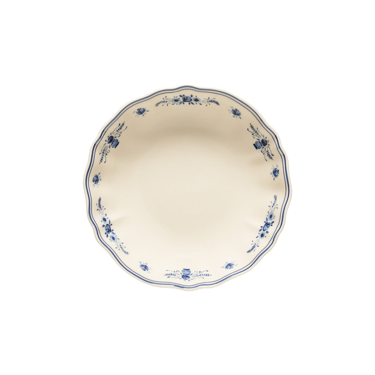 Vila 40-1/4 oz Soup/Pasta Bowl, Beige-Blue