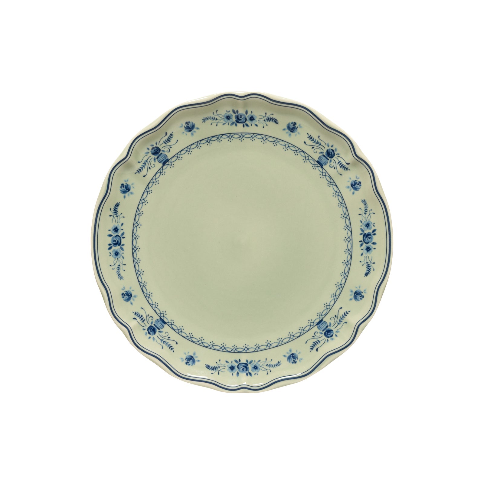 Vila 10-5/8" Dinner Plate, Olive-Blue