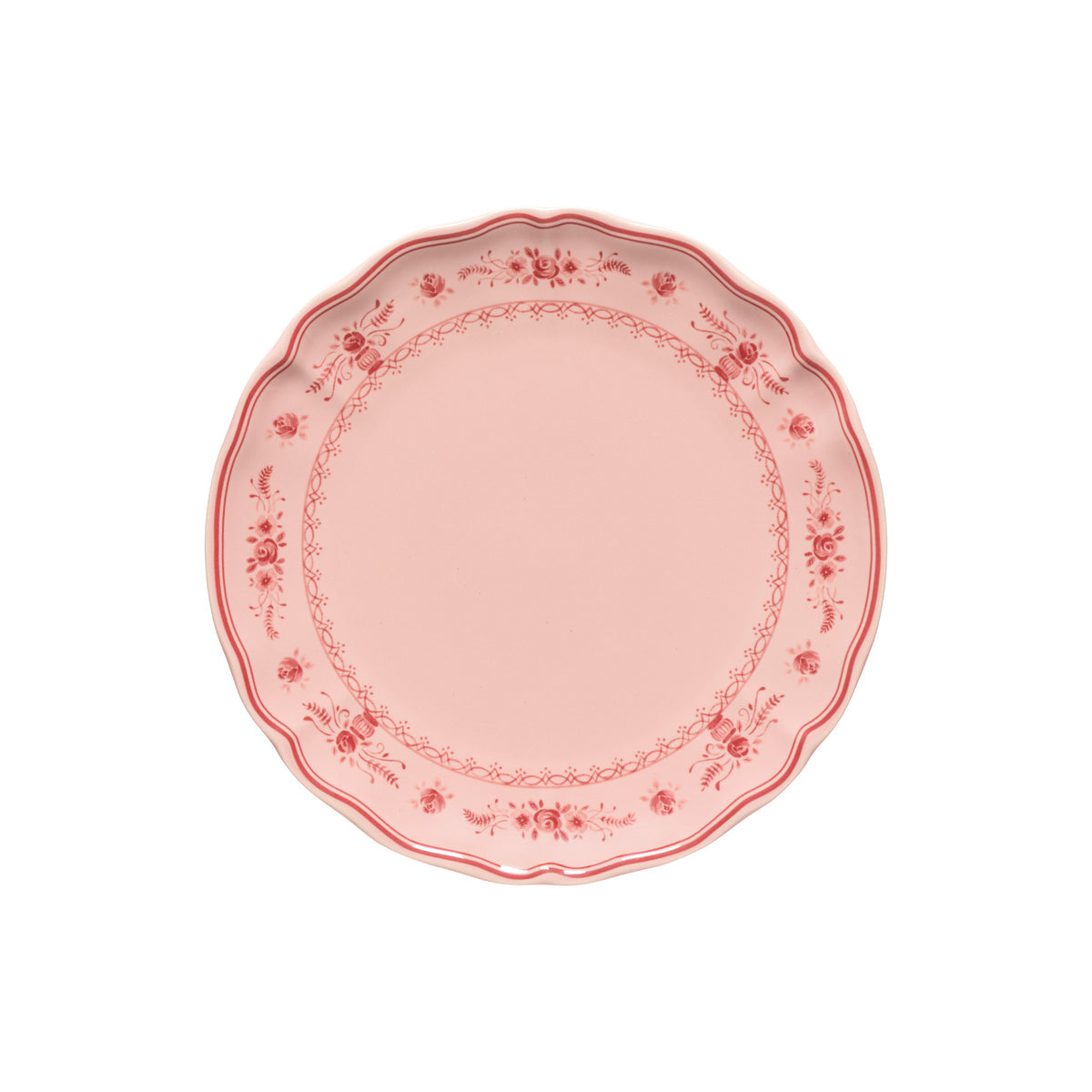 Vila 10-5/8" Dinner Plate, Pink-Red