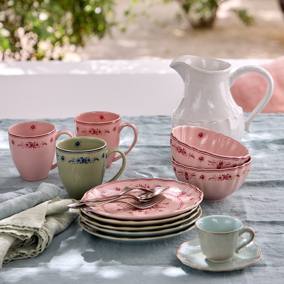 Vila 13-7/8 oz Mug, Pink-Red
