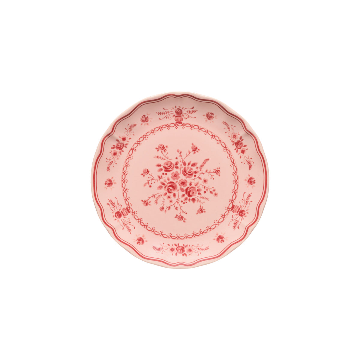 Vila 8-3/8" Salad/Dessert Plate, Pink-Vermelho