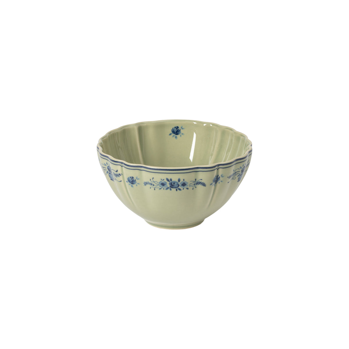 Vila 26 oz Soup/Cereal Bowl, Olive-Blue