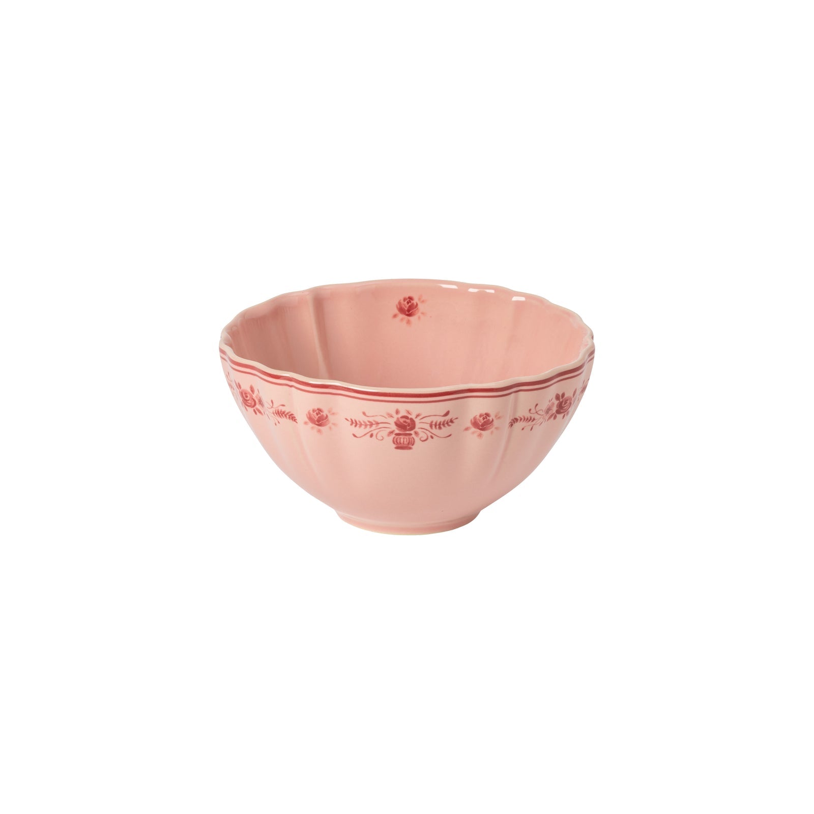 Vila 26 oz Soup/Cereal Bowl, Pink-Red