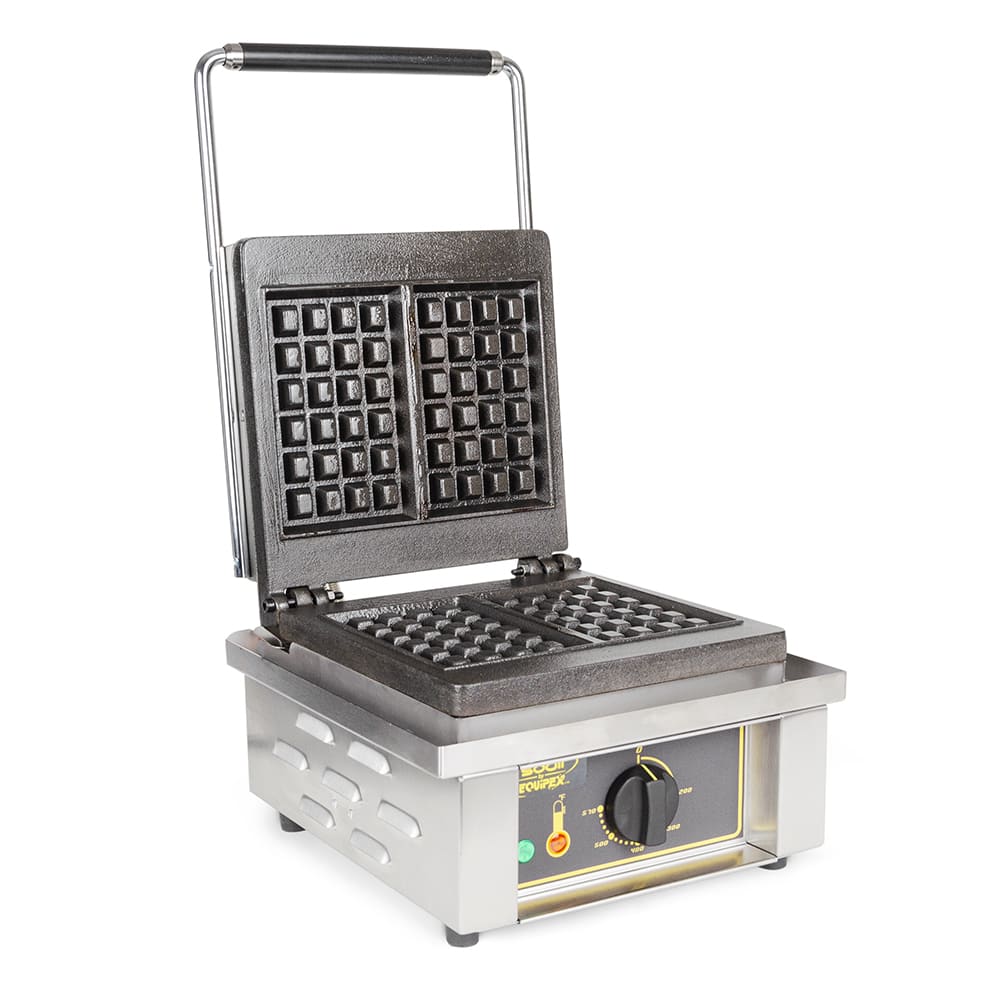 Roller Grill Liege-Style Single Waffle Baker, 120V