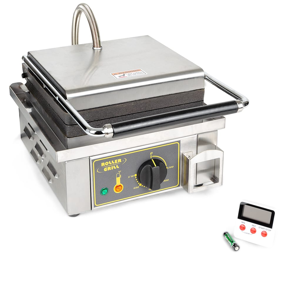 Roller Grill Cypress-Pattern Single Waffle Baker, 120V
