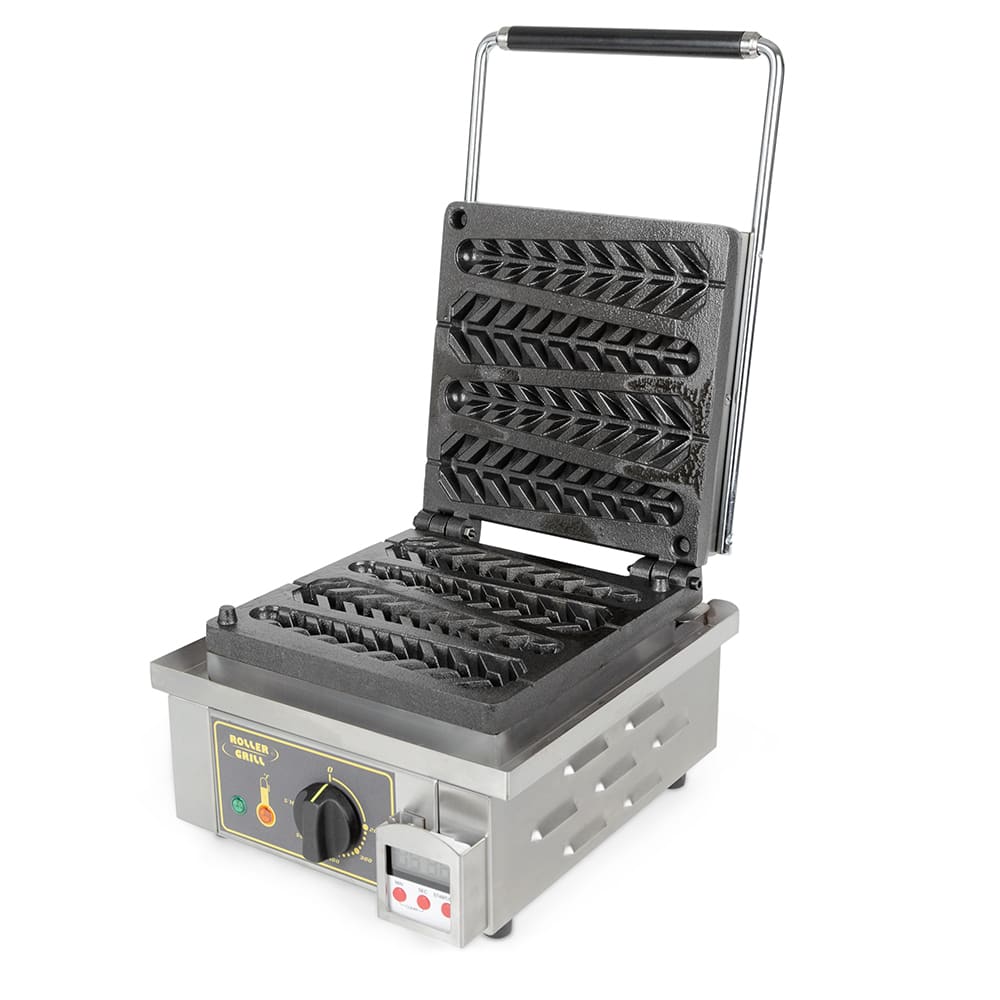 Roller Grill Cypress-Pattern Single Waffle Baker, 120V