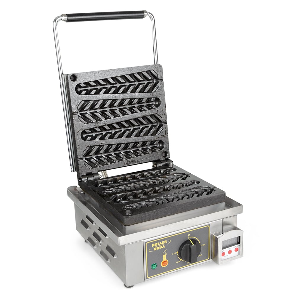 Roller Grill Cypress-Pattern Single Waffle Baker, 208-240V