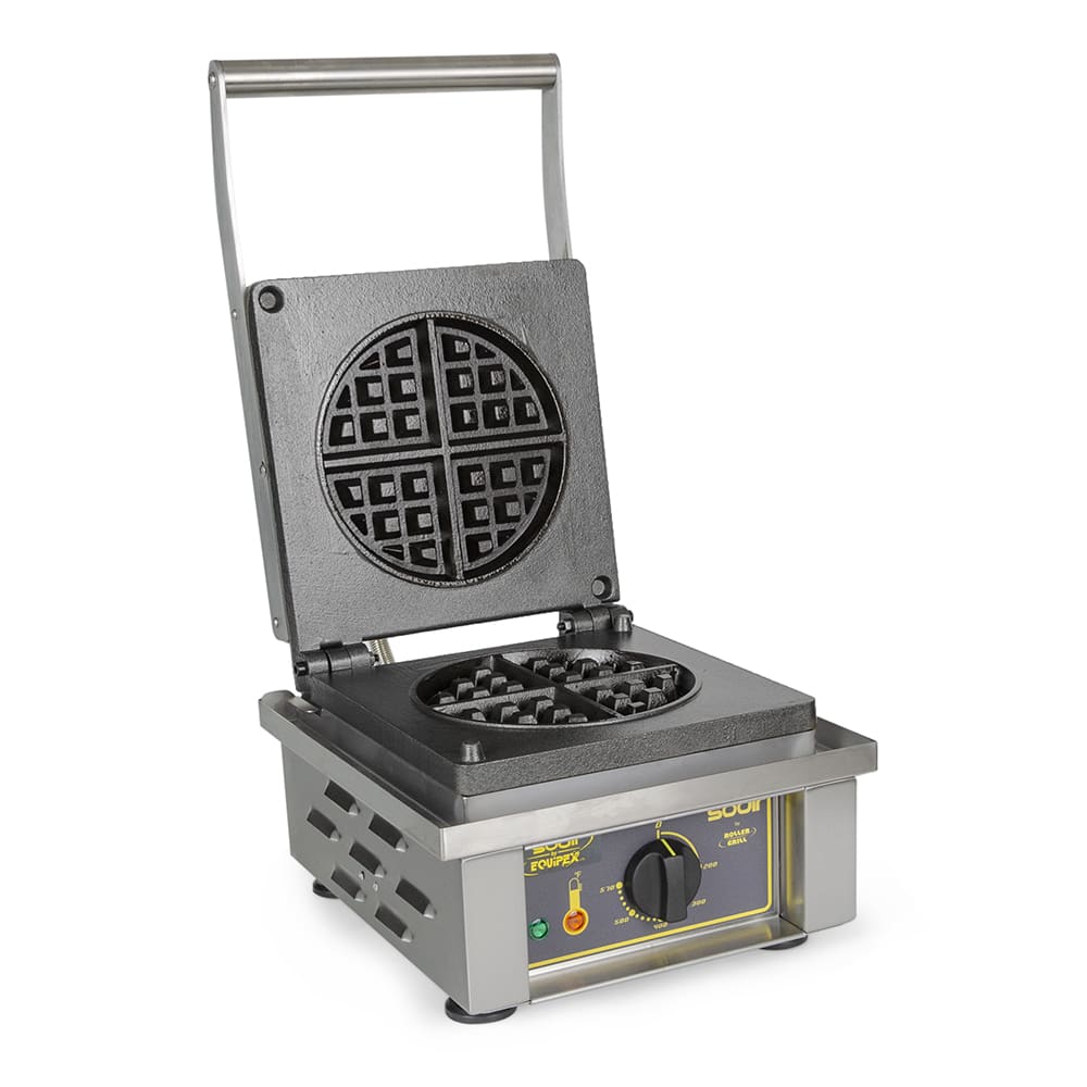 Roller Grill 7-Inch Round Single Waffle Baker, 208-240V
