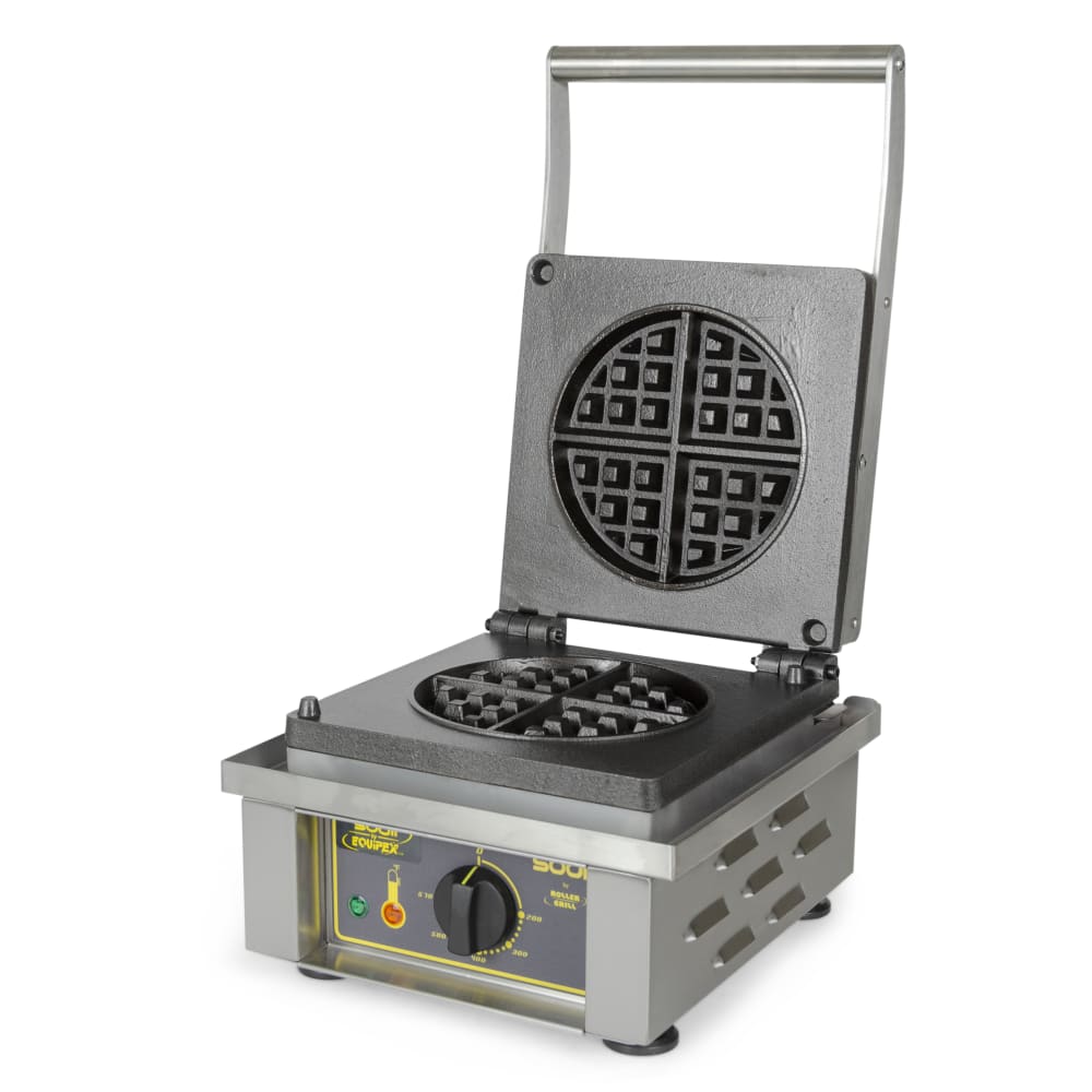 Roller Grill 7-Inch Round Single Waffle Baker, 120V