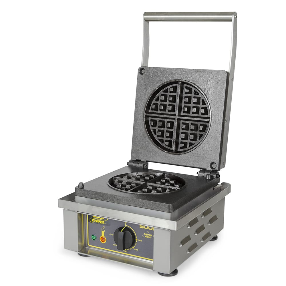 Roller Grill 7-Inch Round Single Waffle Baker, 208-240V