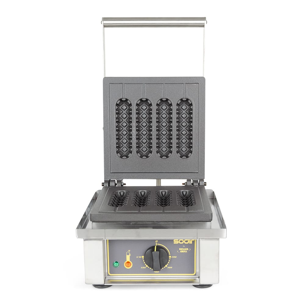 Roller Grill Silo-Pattern Single Waffle Baker, 120V