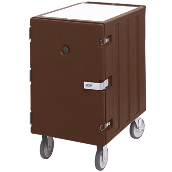 Camcart® Dark Brown Single Compartment Food Storage Box Carrier with Security Package