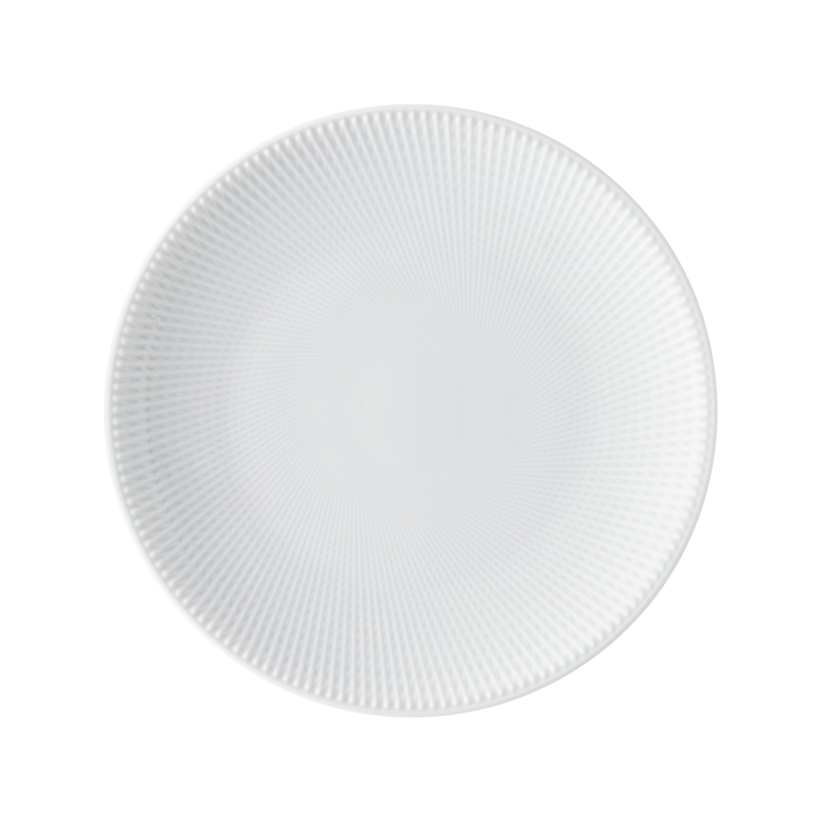 Blend White 11-1/8” White Coupe Plate